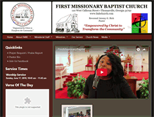 Tablet Screenshot of fmbchurch.com